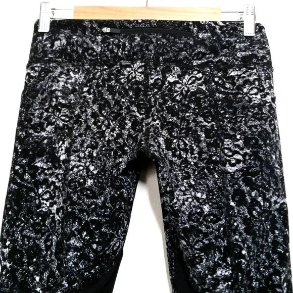 NEW | Lululemon Pace Rival Crop *22" Achromatize Ice Grey Black 6 - Picture 11 of 15